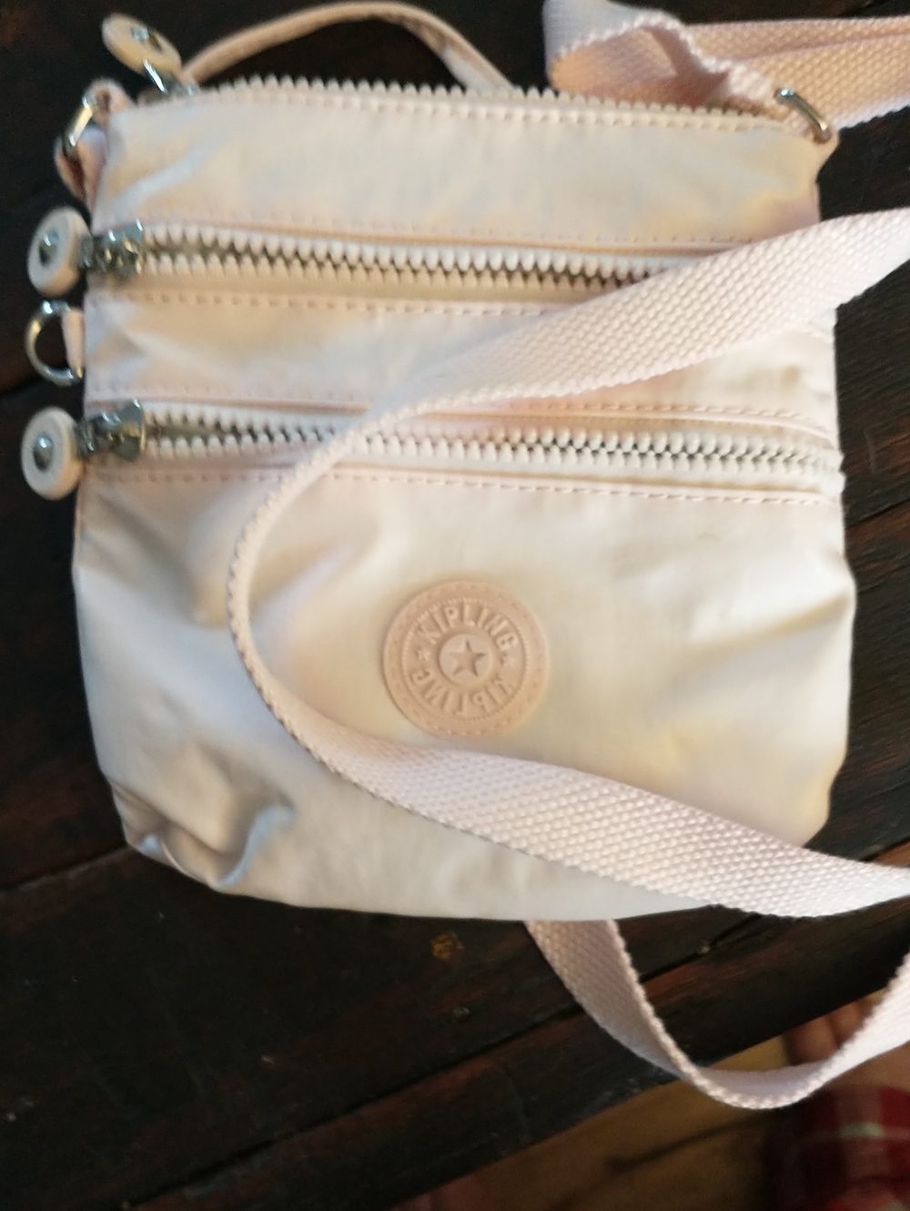 Kipling Compact Crossbody Bag in Pale Pink